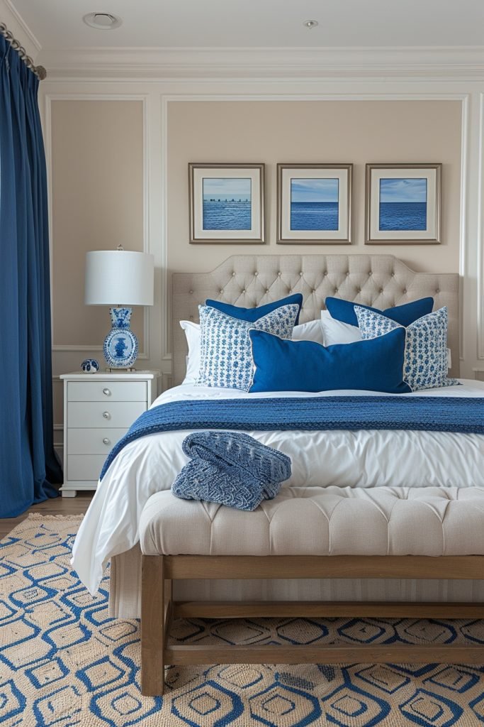 Beige and Cool Blues