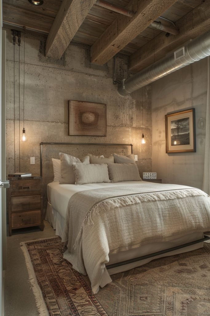 Beige and Industrial Chic