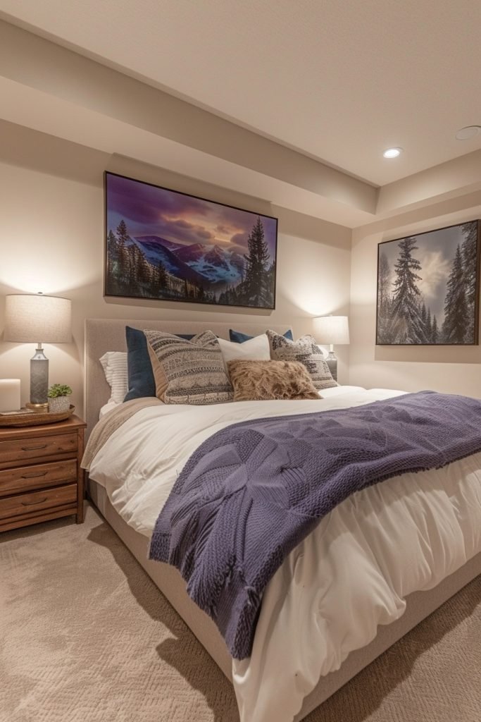 Beige with Statement Artwork