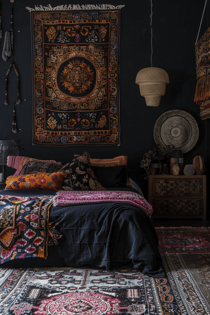 Bohemian Dark Textiles