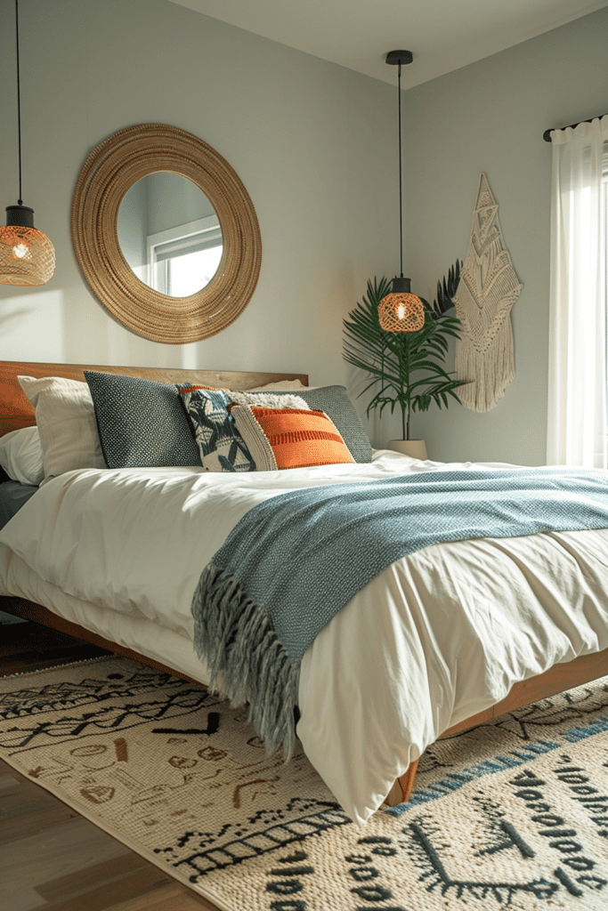 Boho with Geometric Accents