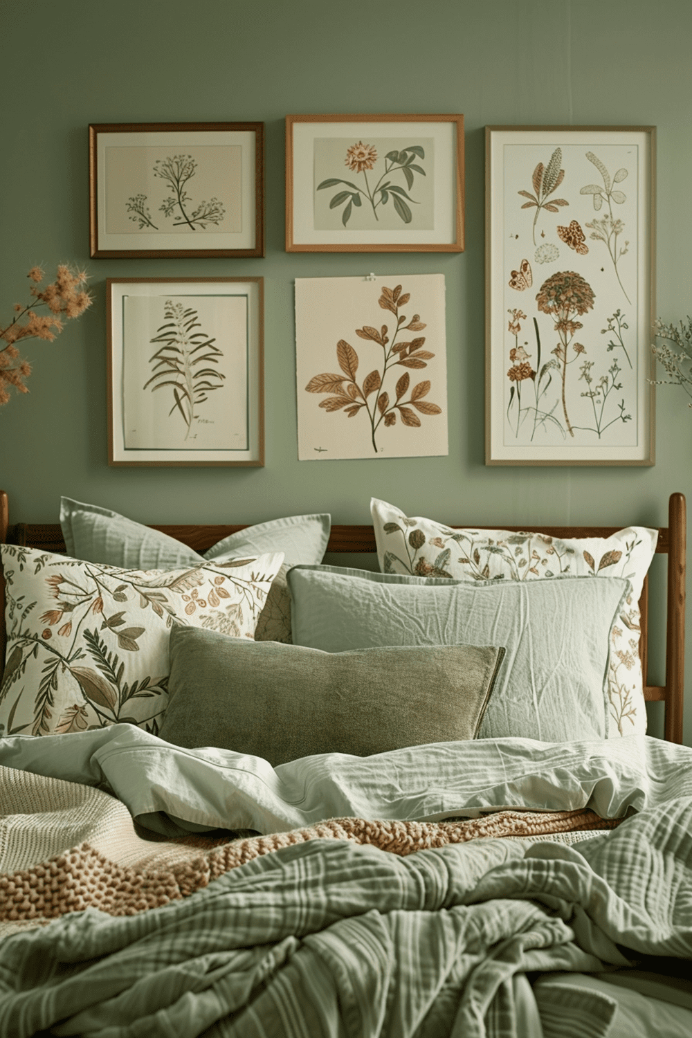 29 Sage Green Boho Bedroom Ideas - Courtneys World
