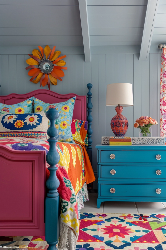 Brightly Painted Furniture