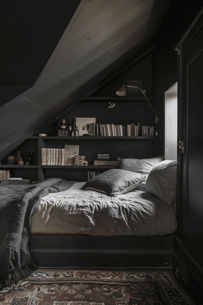 Built-in Shelves for Bedside Essentials