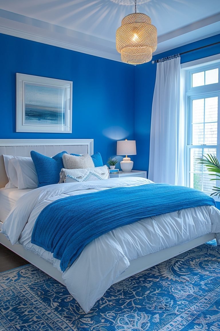 29 Minimal Blue Bedroom Ideas - Courtneys World