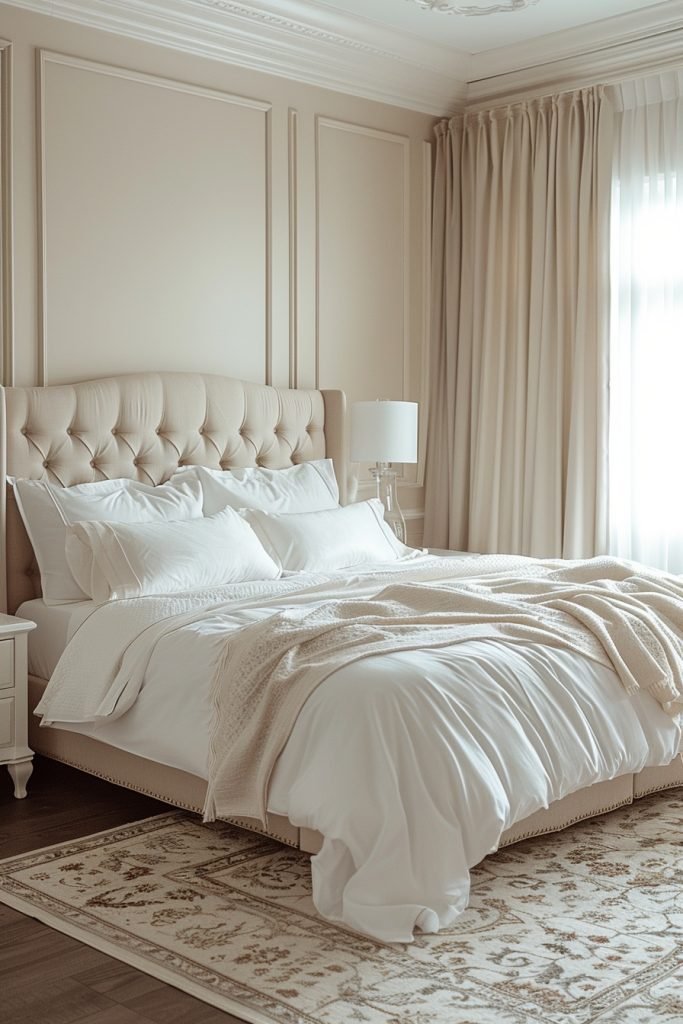 Classic Beige and White Combo