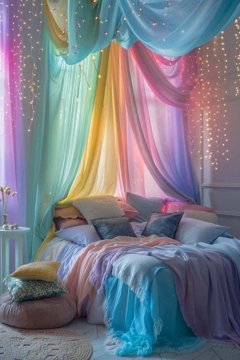 29 Rainbow Bedroom Ideas Kids Will Love - Courtneys World