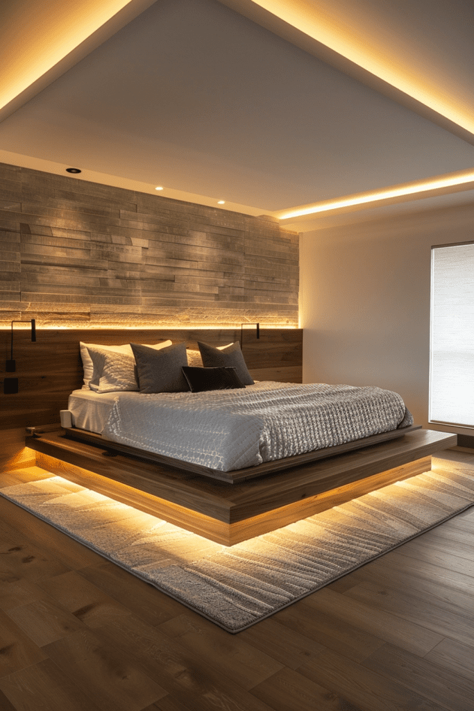 Contemporary Floating Beds