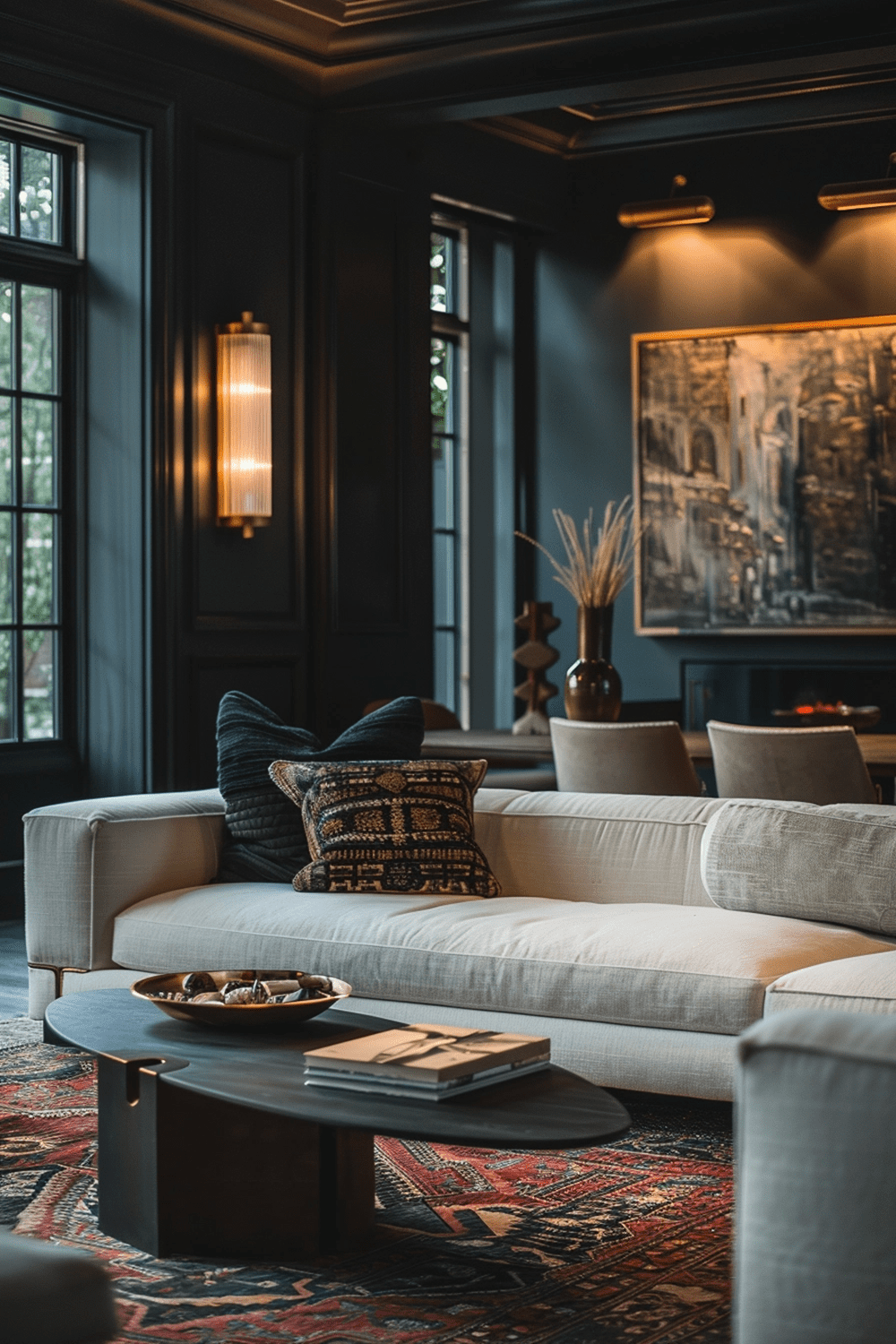 29 Dark Boho Living Room Ideas - Courtneys World