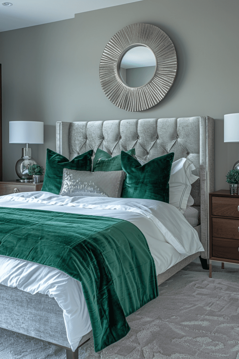 29 Emerald Green Art Deco Bedroom Ideas Courtneys World