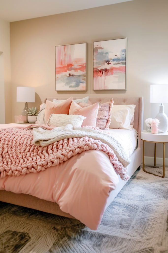 Pink Boho Bedroom Ideas