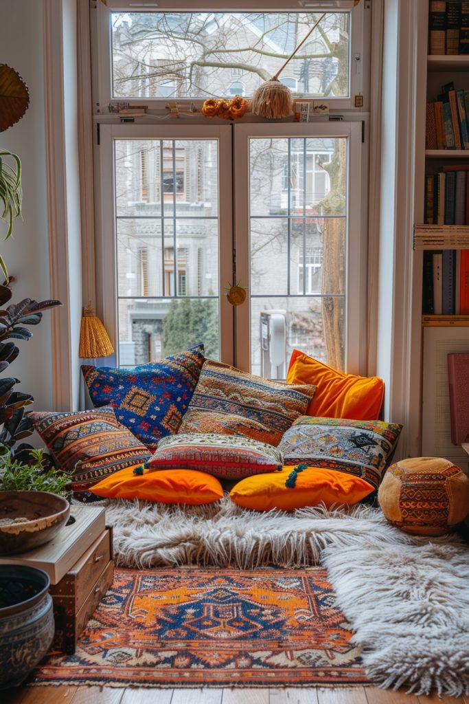 Eclectic Embroidered Cushions