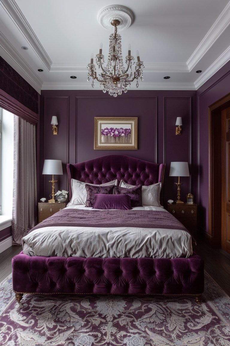29 Purple Bedrooms To Infuse Your Space With Royal Elegance Courtneys