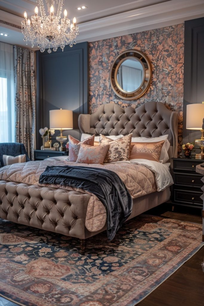 Elegant Art Deco Revival Bedroom