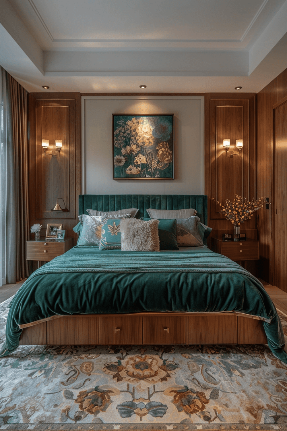 29 Emerald Green Art Deco Bedroom Ideas Courtneys World
