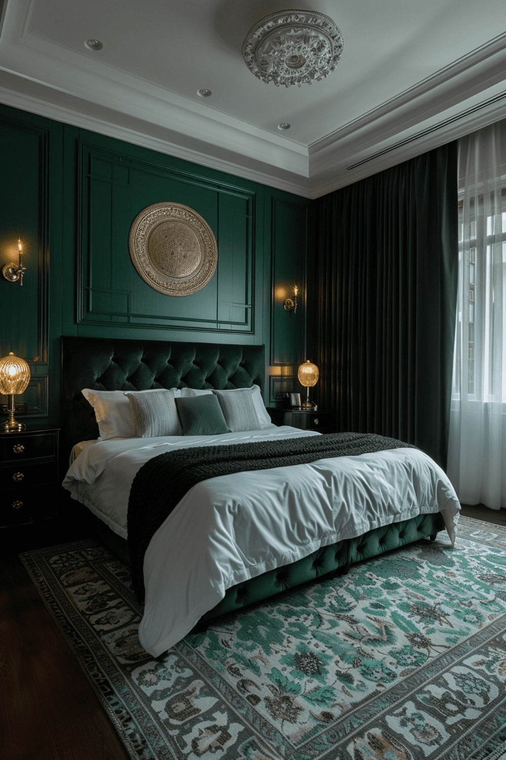 29 Emerald Green Art Deco Bedroom Ideas Courtneys World