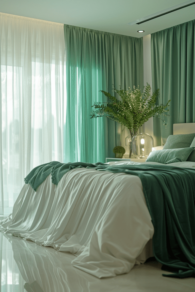 Ethereal Emerald: Light and Airy Art Deco Spaces