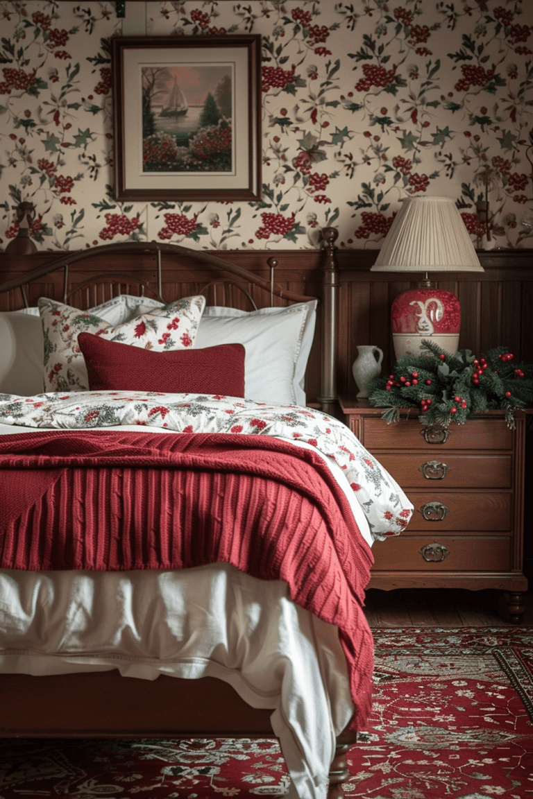 29 Cottage Bedroom Wallpaper Ideas - Courtneys World