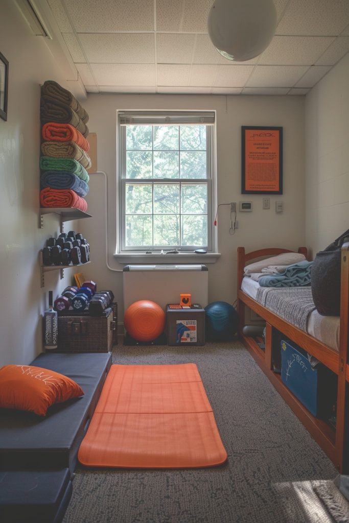 Fitness-Focused Room Features