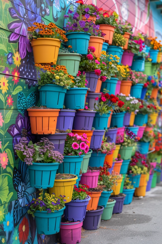 29 Hippie Garden Ideas to Transform Your Outdoor Space 30 Free Spirit Flower Towers