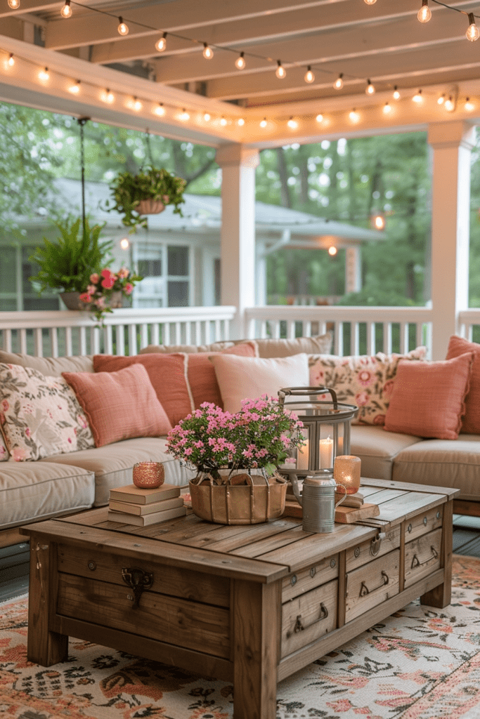 Garage Sale Glam Patio