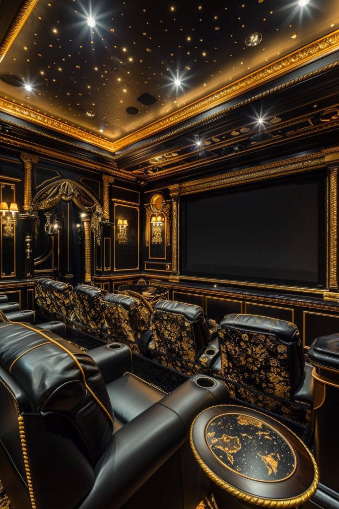 Glamorous Gold Lighting Theater