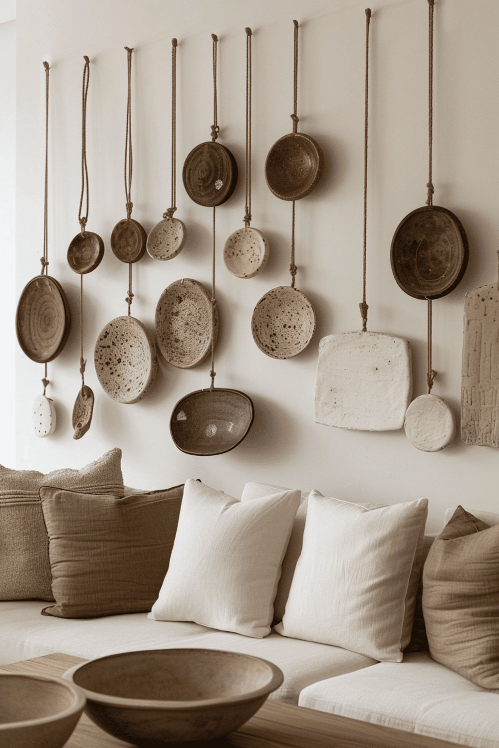 29 Minimalist Wall Decor Inspiration Ideas - Courtneys World - Minimalist Ceramic Wall Decor