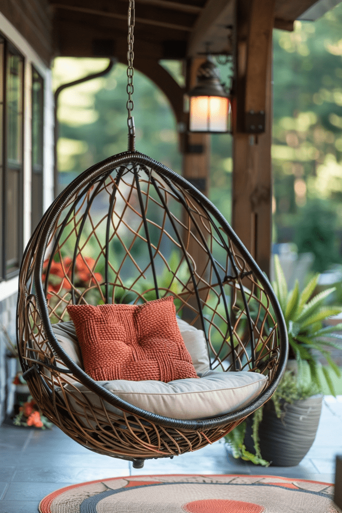 Hanging Rattan Chairs