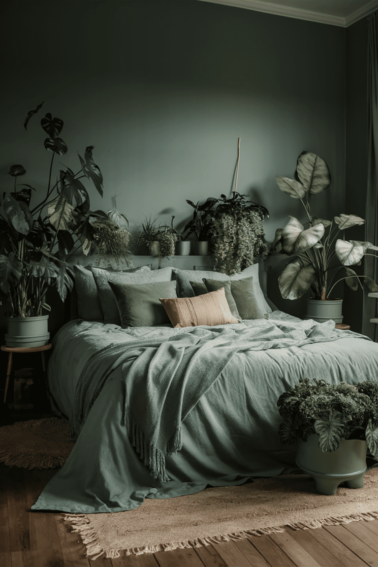 29 Sage Green Boho Bedroom Ideas - Courtneys World