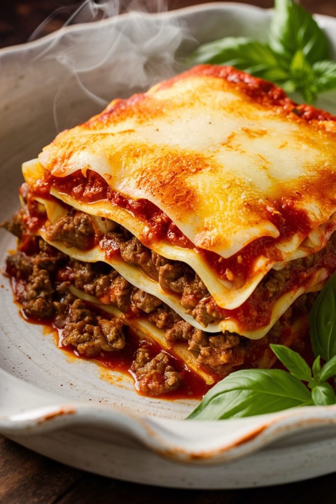 Lasagna with Meat Sauce Recipe