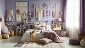 Lavender Boho Bedroom Ideas