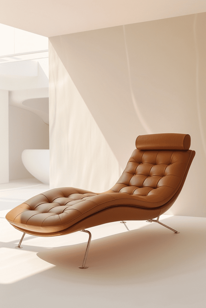 Low-Impact Leather Chaises