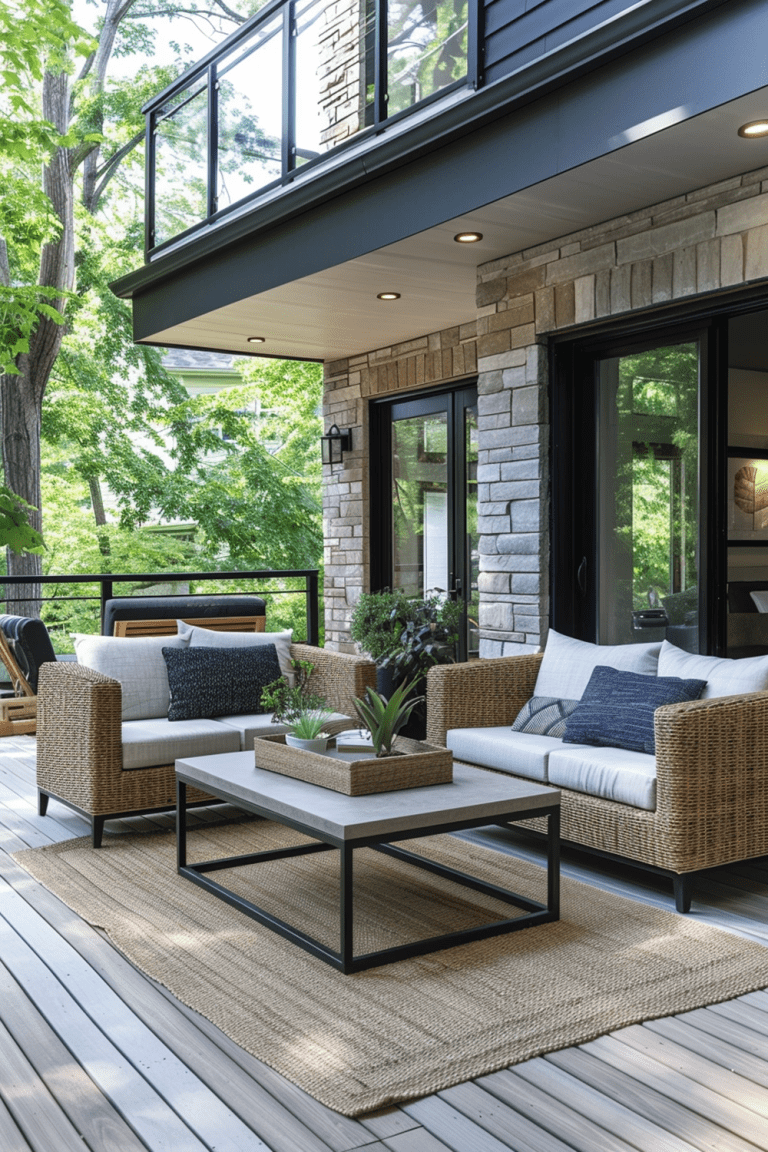 29 Small Deck Furniture Ideas - Courtneys World