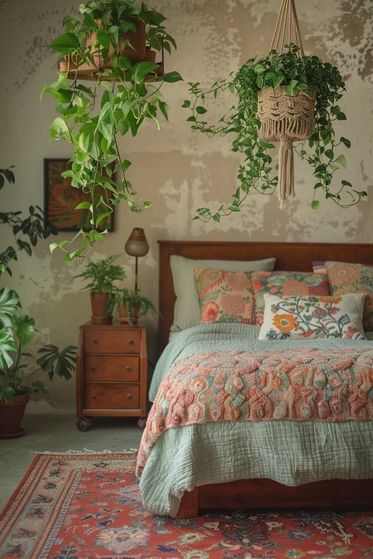 29 Boho Bedroom Storage Ideas To Maximize Space With Style - Courtneys World