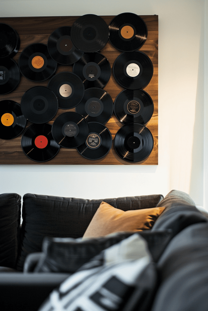 Minimal Vinyl Record Display