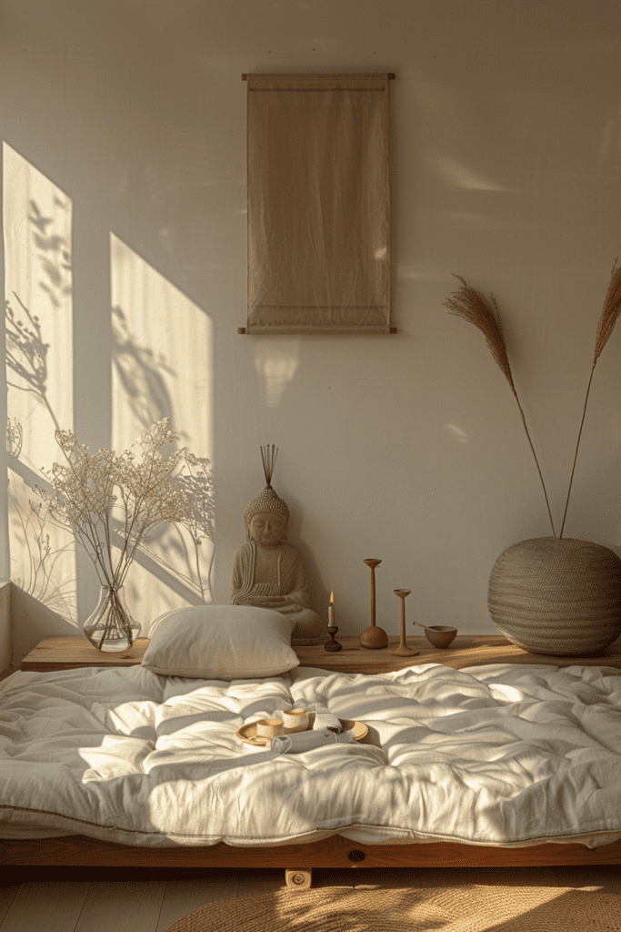 Minimalist Meditation Space