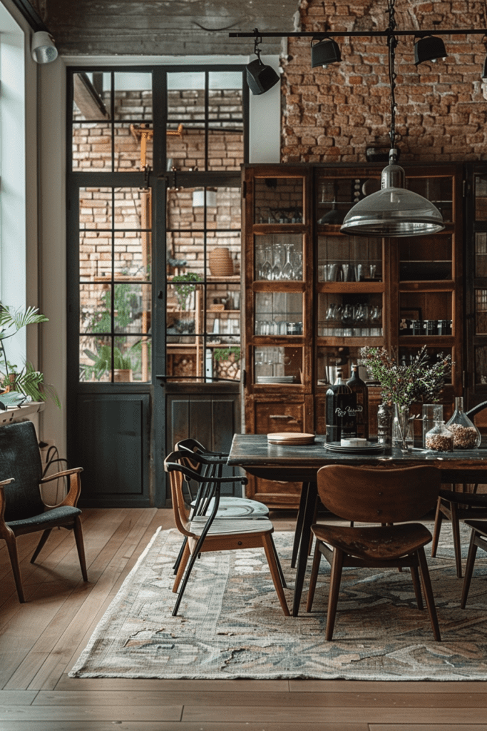 Mismatched Wooden Chairs