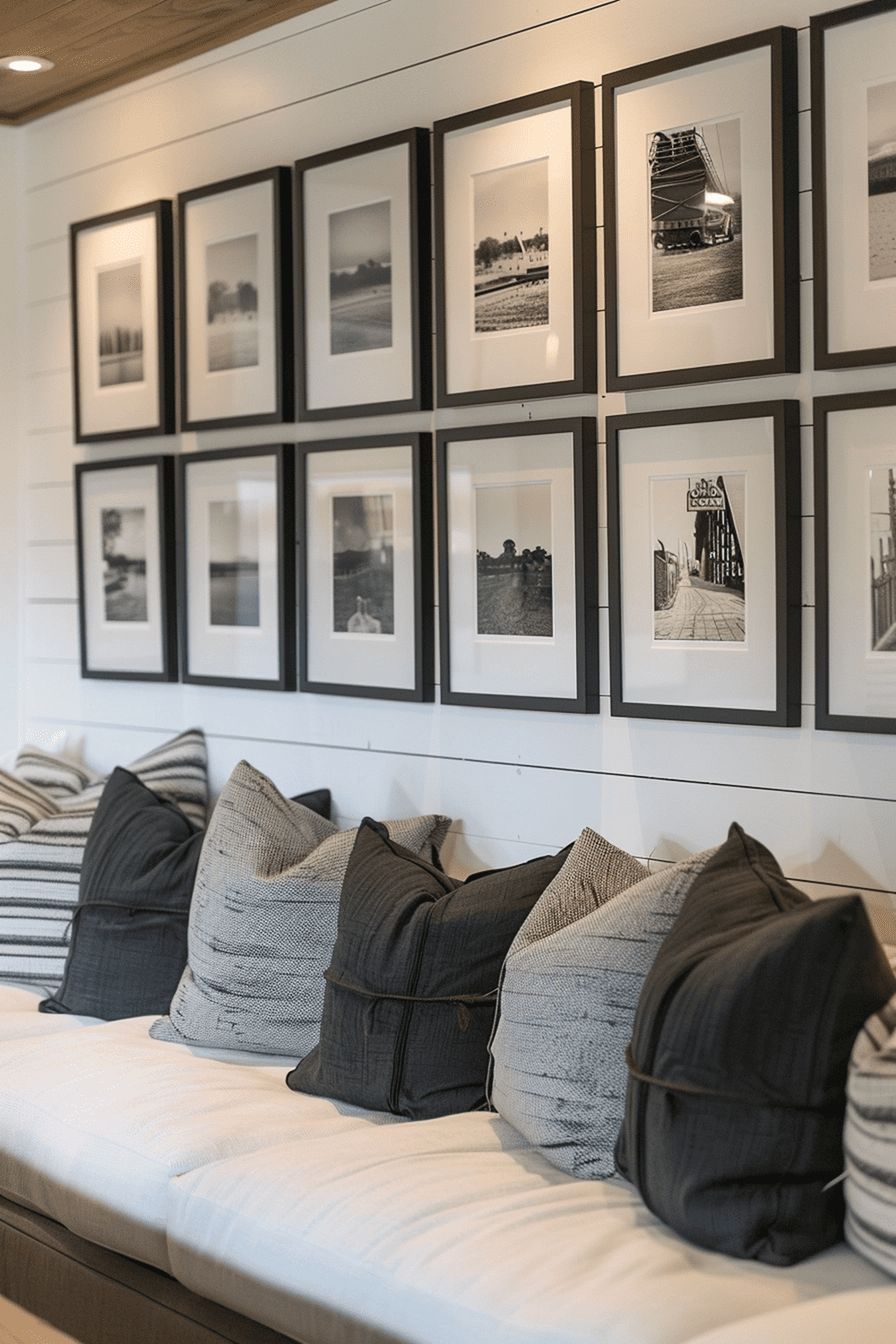 A closer look at Minimalist Penthouse Textiles Decor With Wall Decals