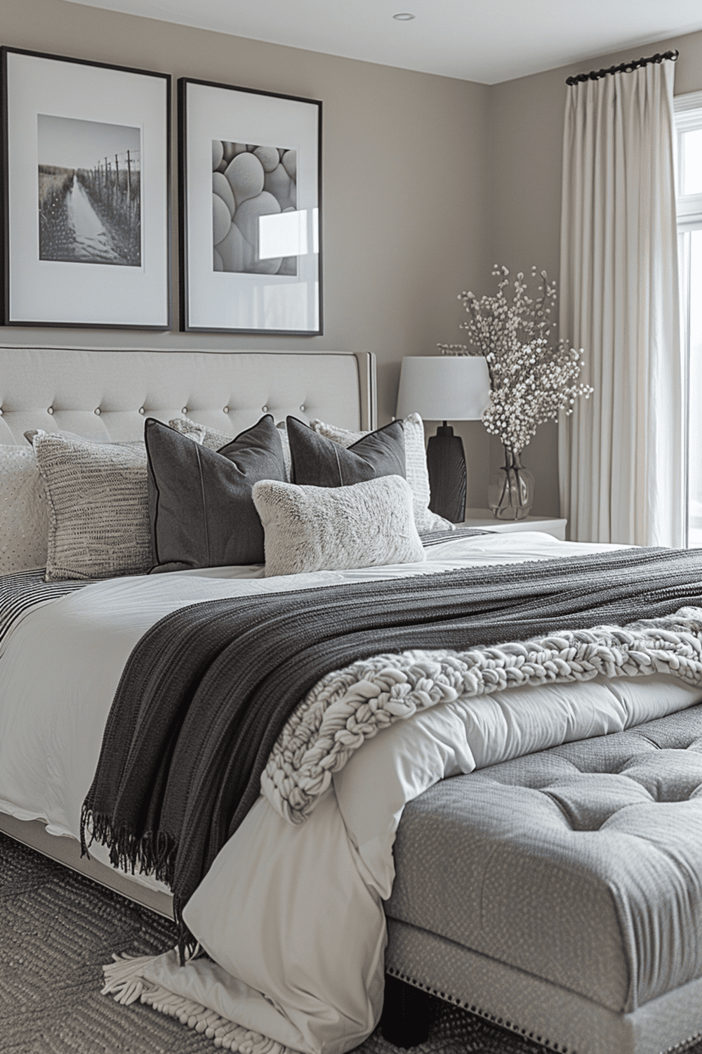 View of 29 Cottage Bedroom With Minimalist Accents - Courtneys World