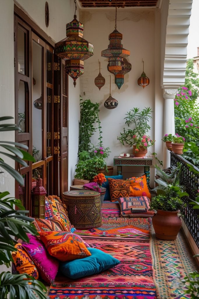 Moroccan Oasis Balcony