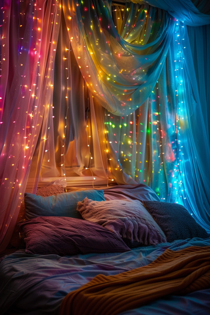 Multicolored String Lights