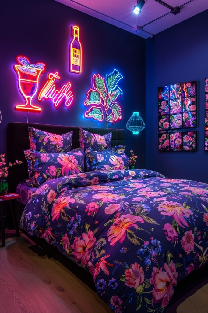 Neon Nights Baddie Bedroom Spectacle