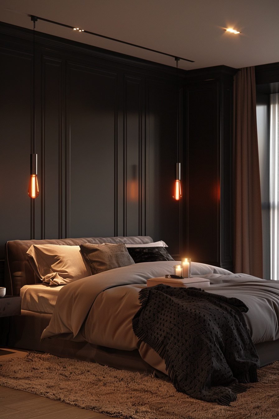 29 Dark Cozy Bedroom Ideas For Ultimate Relaxation - Courtneys World