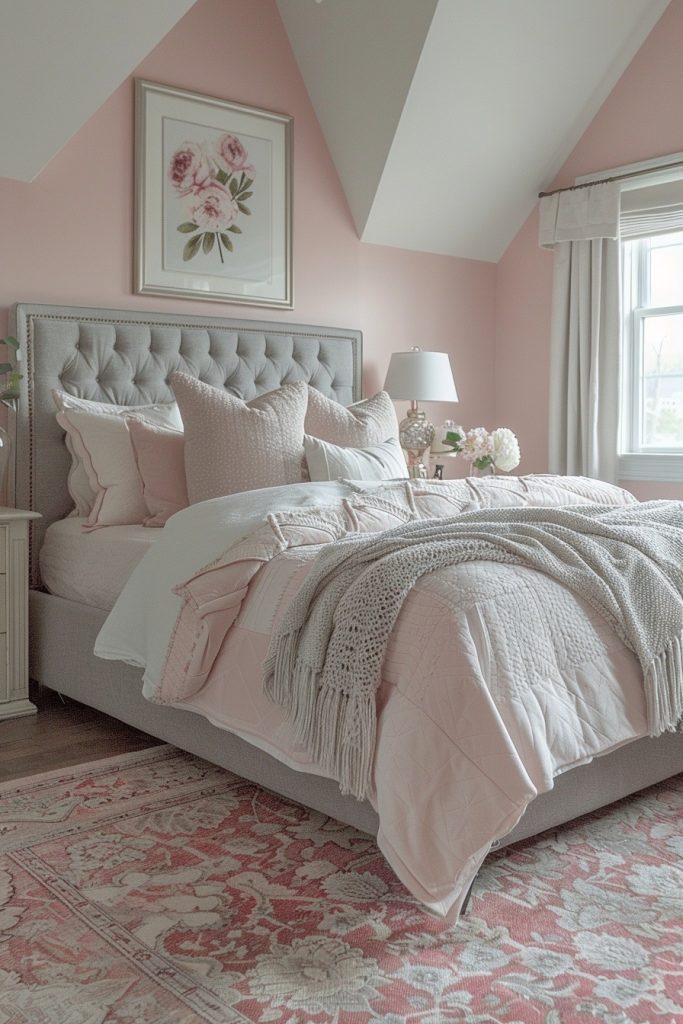 Pale Pink and Gray Sophistication