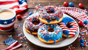 Patriotic Air Fryer Donuts Recipe