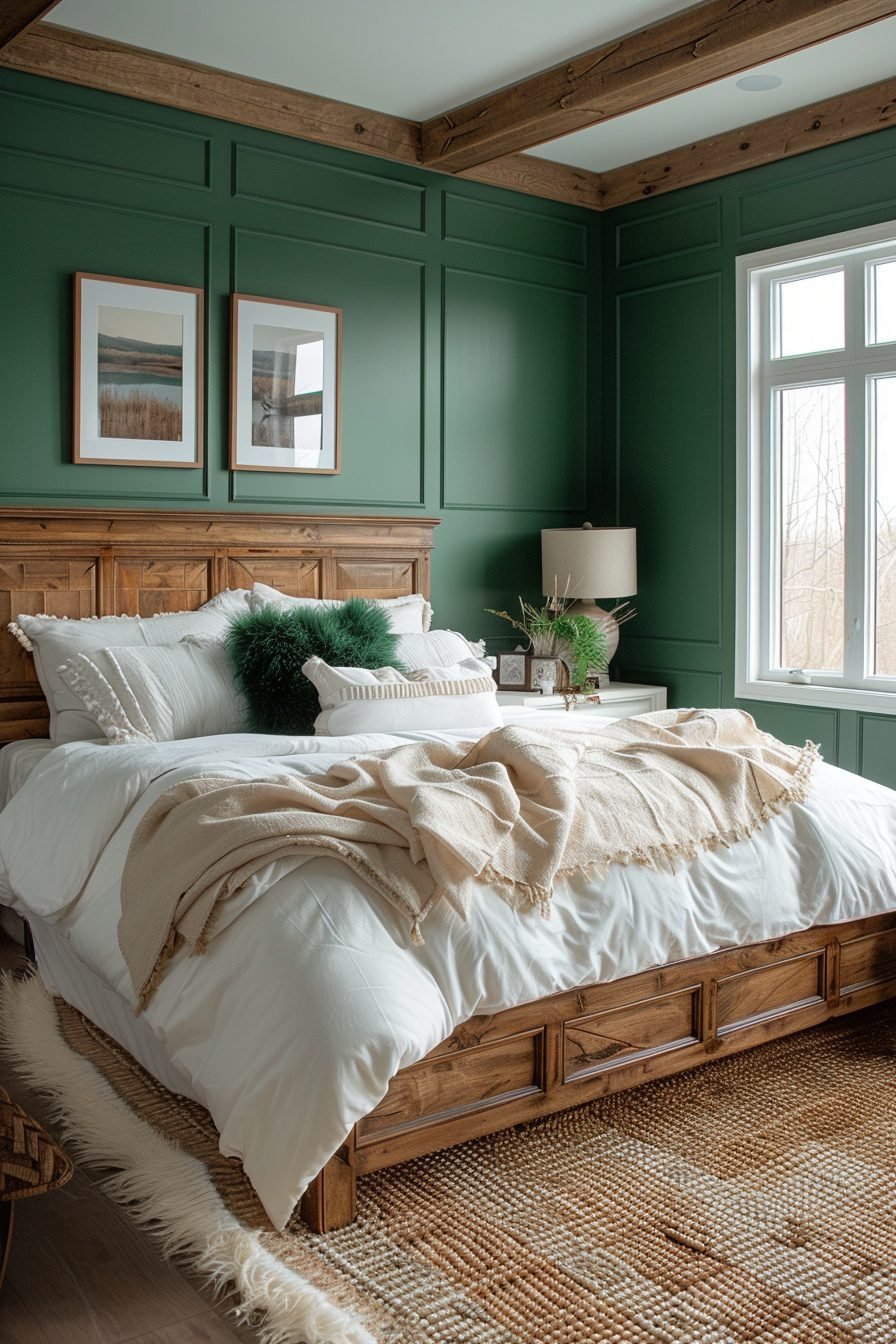 29 Dark Green Bedroom Ideas For A Luxurious And Calming Space ...
