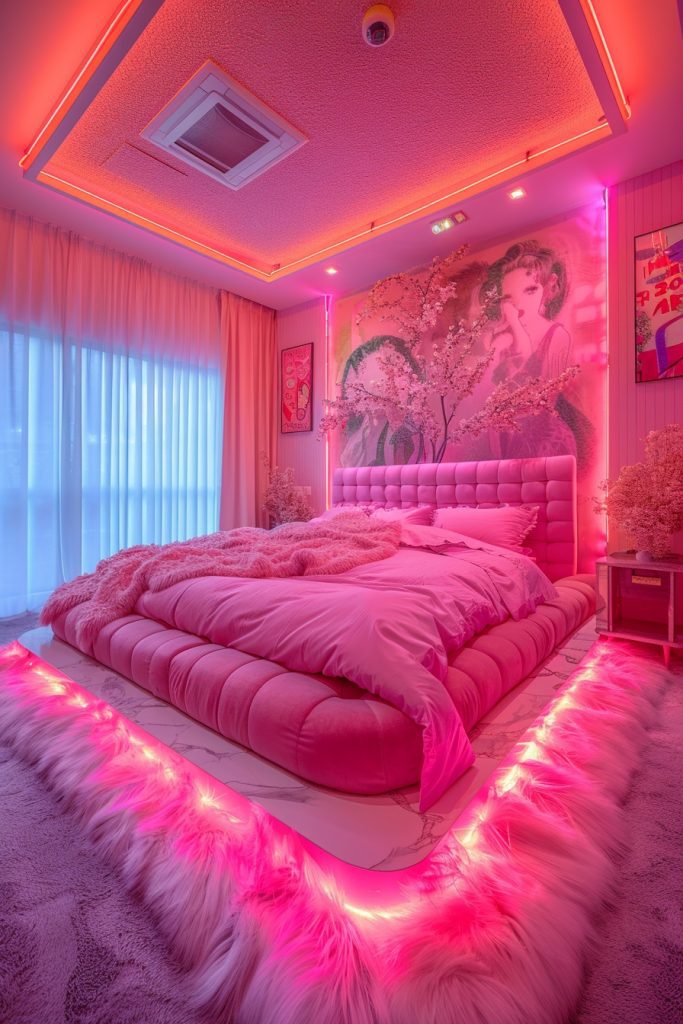 Pink Neon Baddie Paradise
