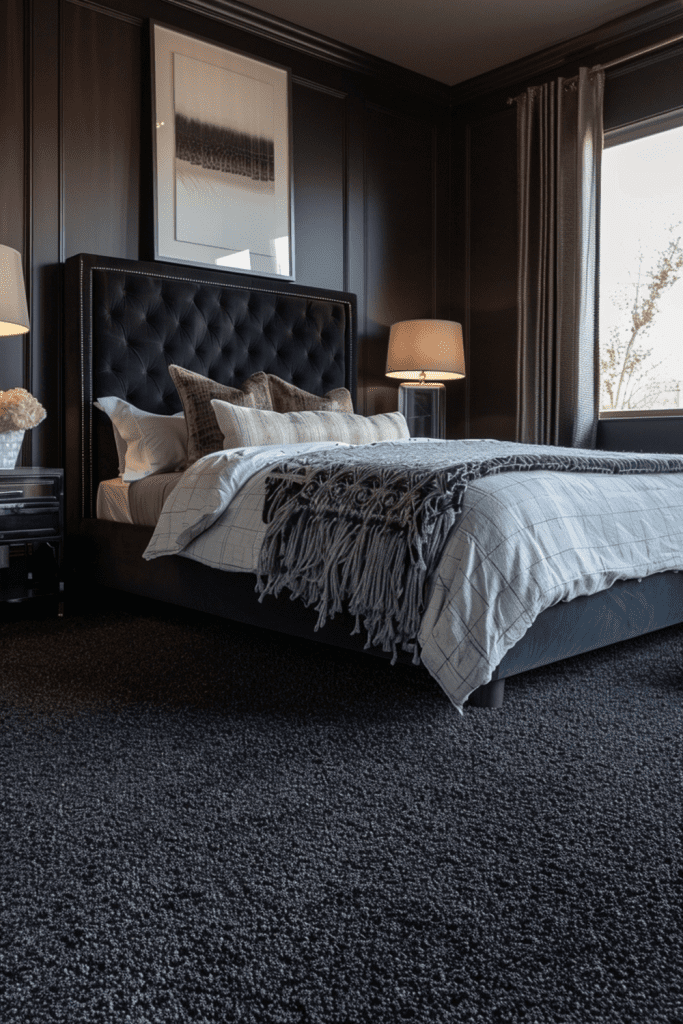 Plush Dark Carpets and Rugs