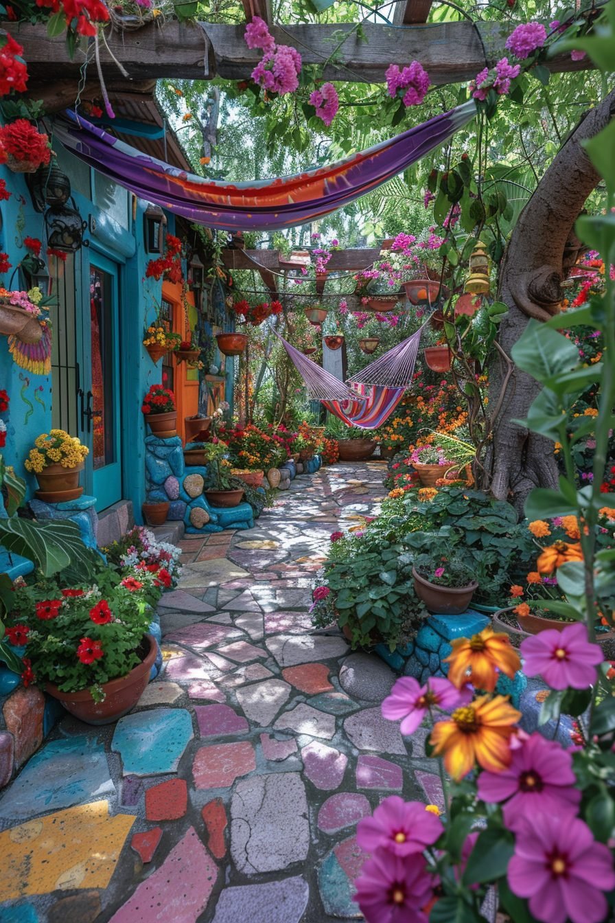 29 Hippie Garden Ideas To Transform Your Outdoor Space - Courtneys World