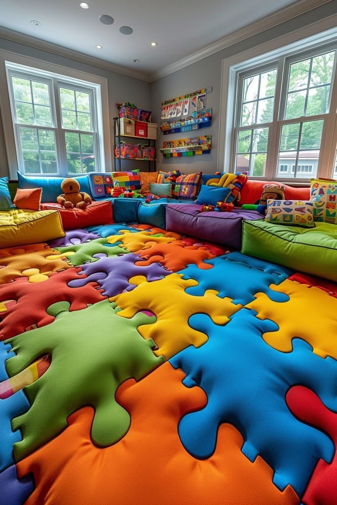 Puzzle Piece Flooring